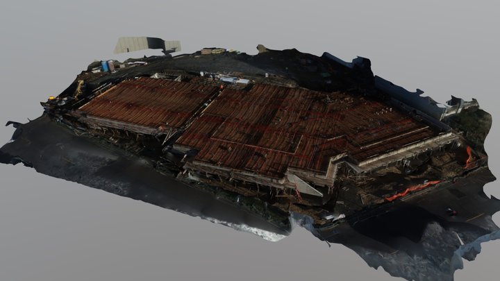 Whaler Hotel - Post Tension Concrete Scan 3D Model