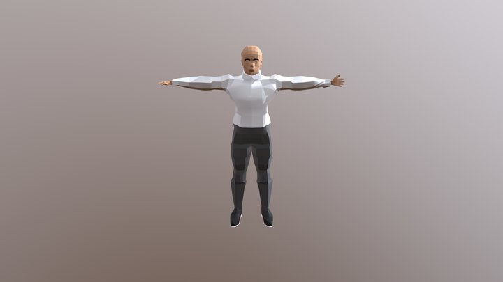 Camarero 3D Model
