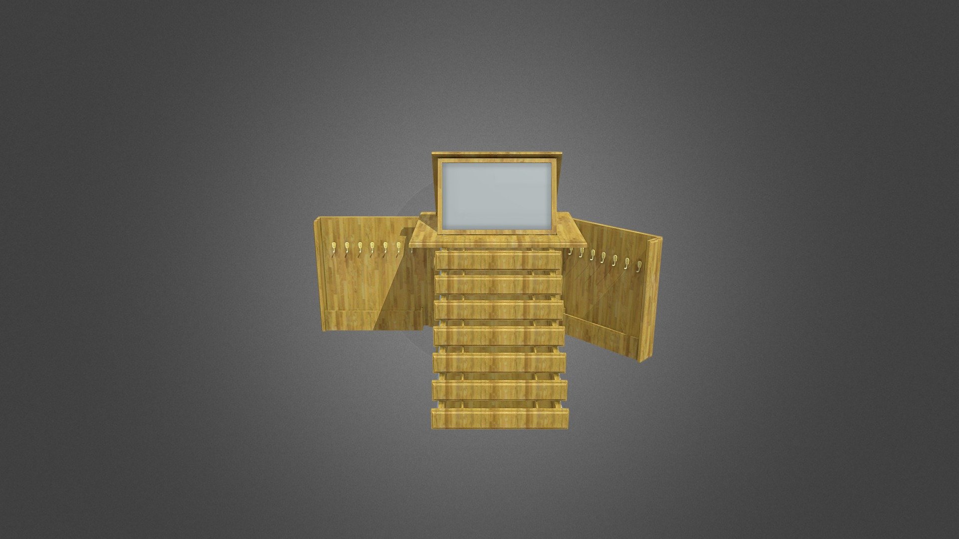Оксана тумба ювелирка - 3D model by G (@gvanin) [2151db0] - Sketchfab