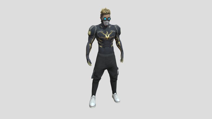 freefire-electric-shock-bundle-combination 3D Model