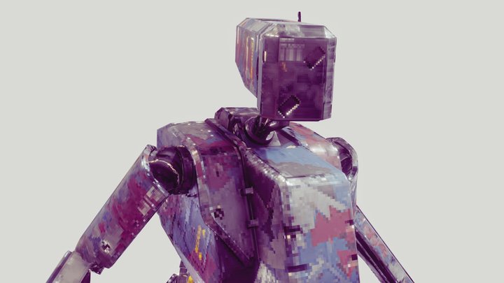 XRK-M Autonomous Combat Drone 3D Model