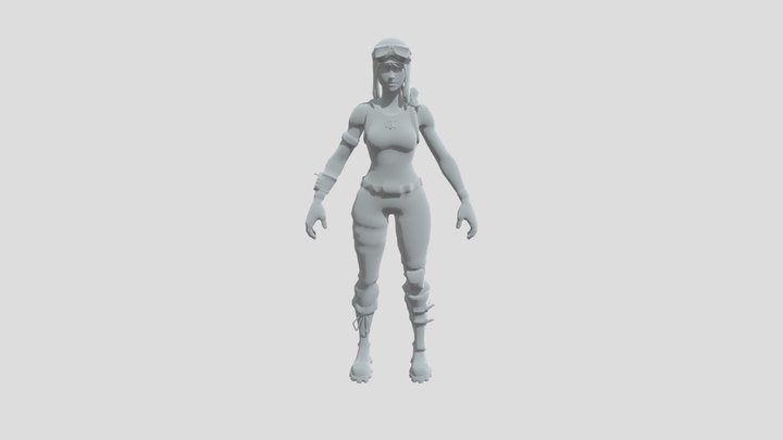 Ghoul Trooper (Pink)_fbx real 3D Model