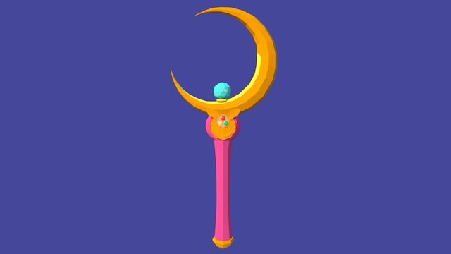 Sailor Moon: Moon Stick 3D Model