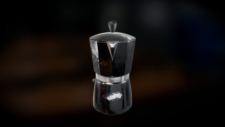 Moka pot 3D Model
