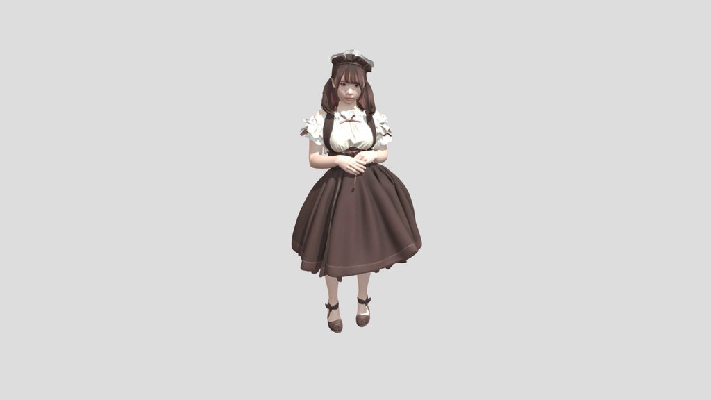 asian girl in brown and crown