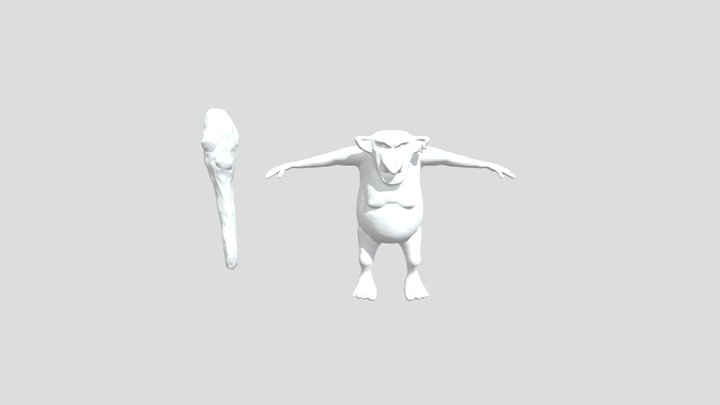 Trol zbrush 3D Model
