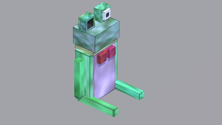 Froggy from Five Nights with Froggy 3D Model