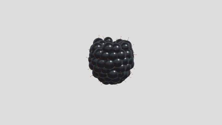 (Free) Realistic Blackberry – Free 3D Model STL
