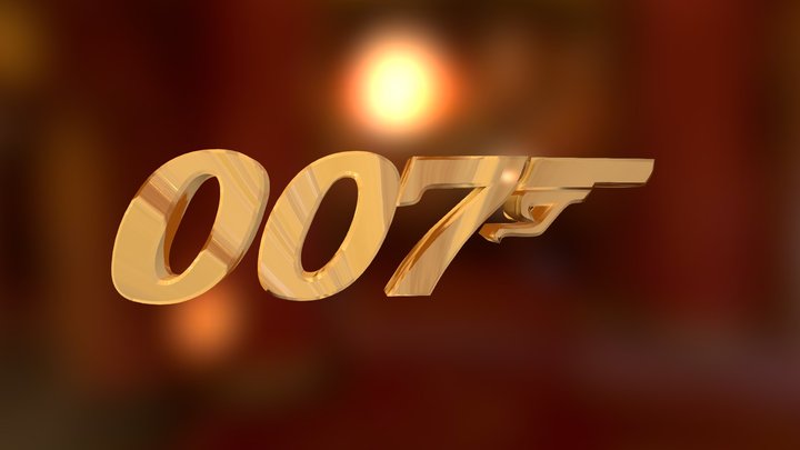 007 logo 3D Model