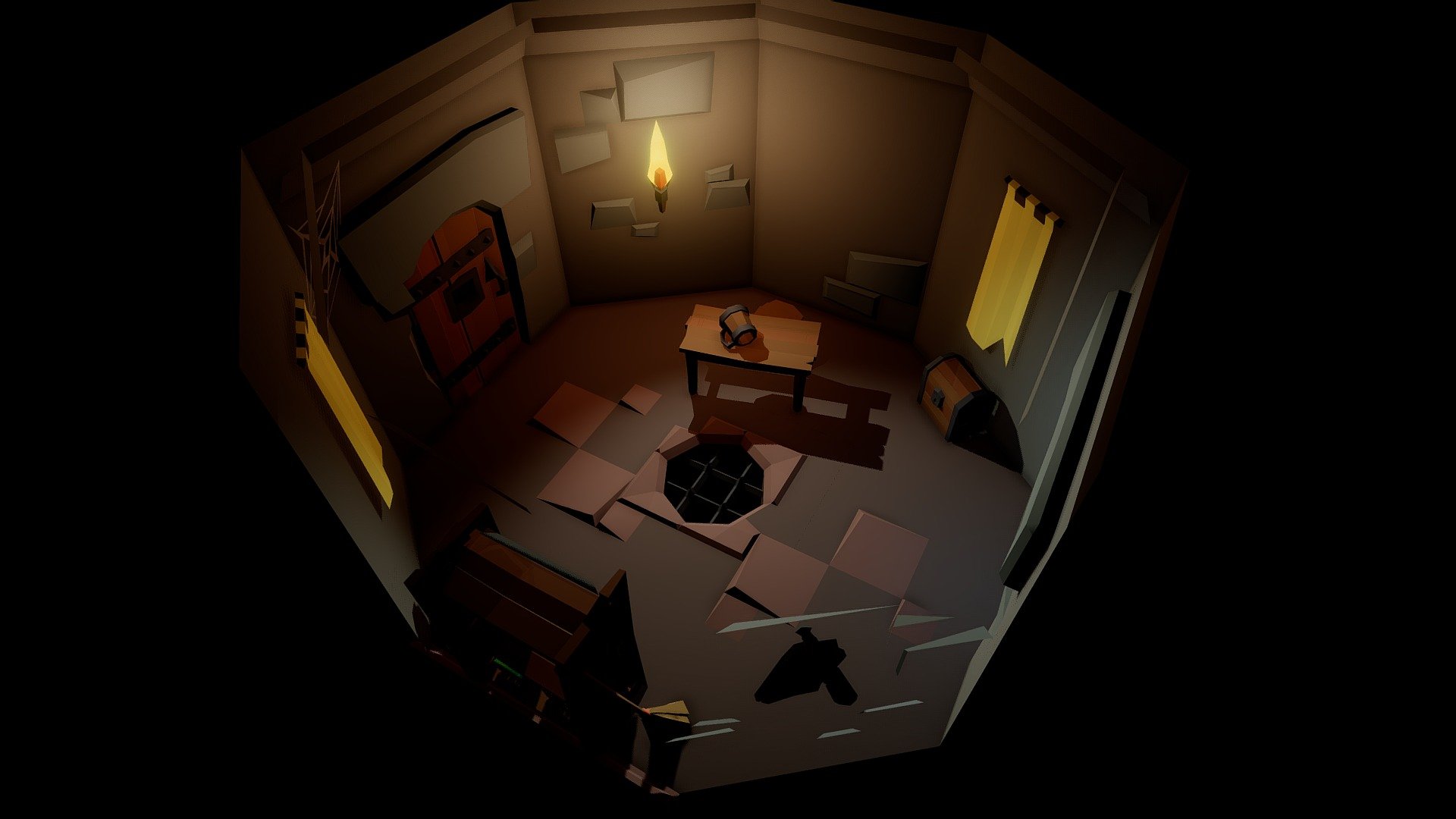 Guard Room - 3D model by plasmaernst [2156a2d] - Sketchfab