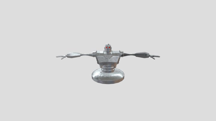 Dystopian Iron Giant Final 3D Model
