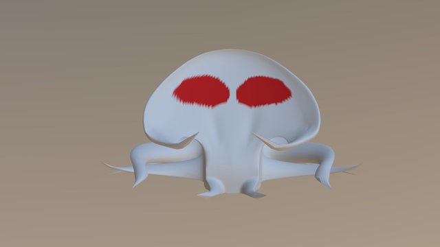 unpainted head 3D Model