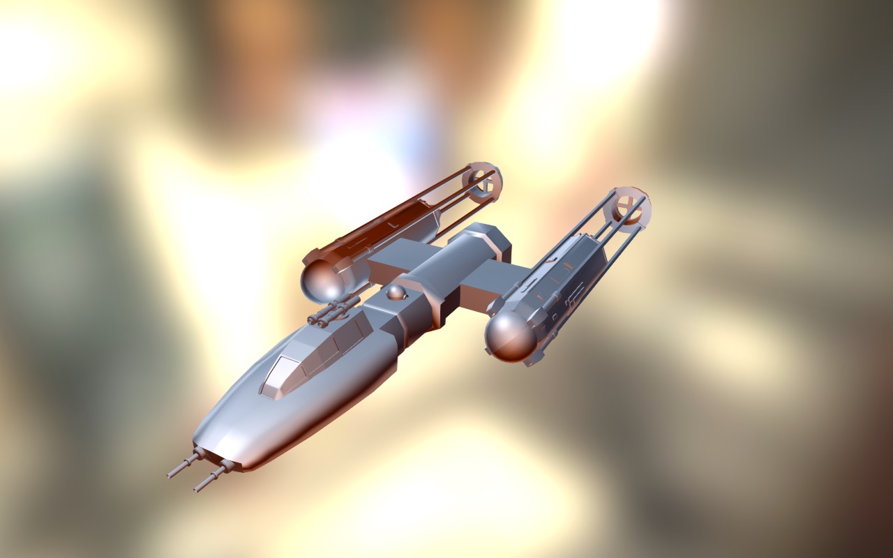 STAR WARS: Y-WING - 3D model by matagroovie [2157cdd] - Sketchfab