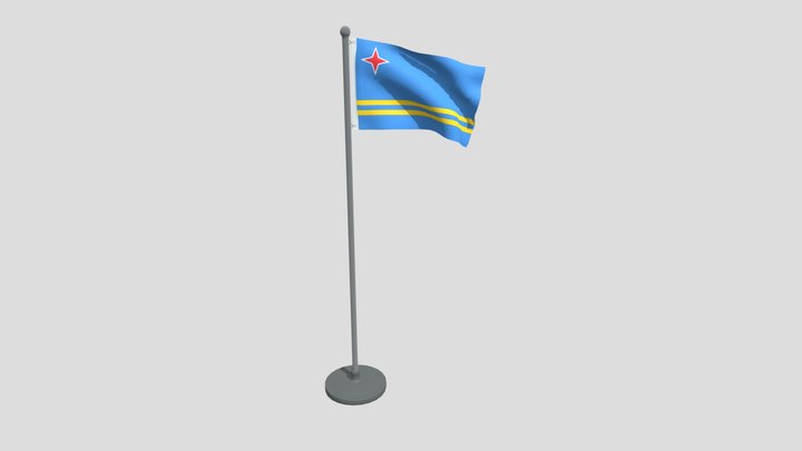 Animated Flag Of Aruba