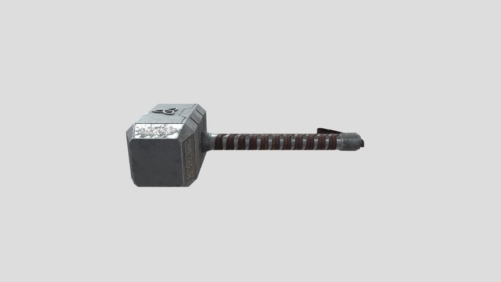 Mjollnir (The Hammer Of The Thunder God) 3D Model