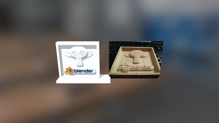 Logo Blender Test 3D Model