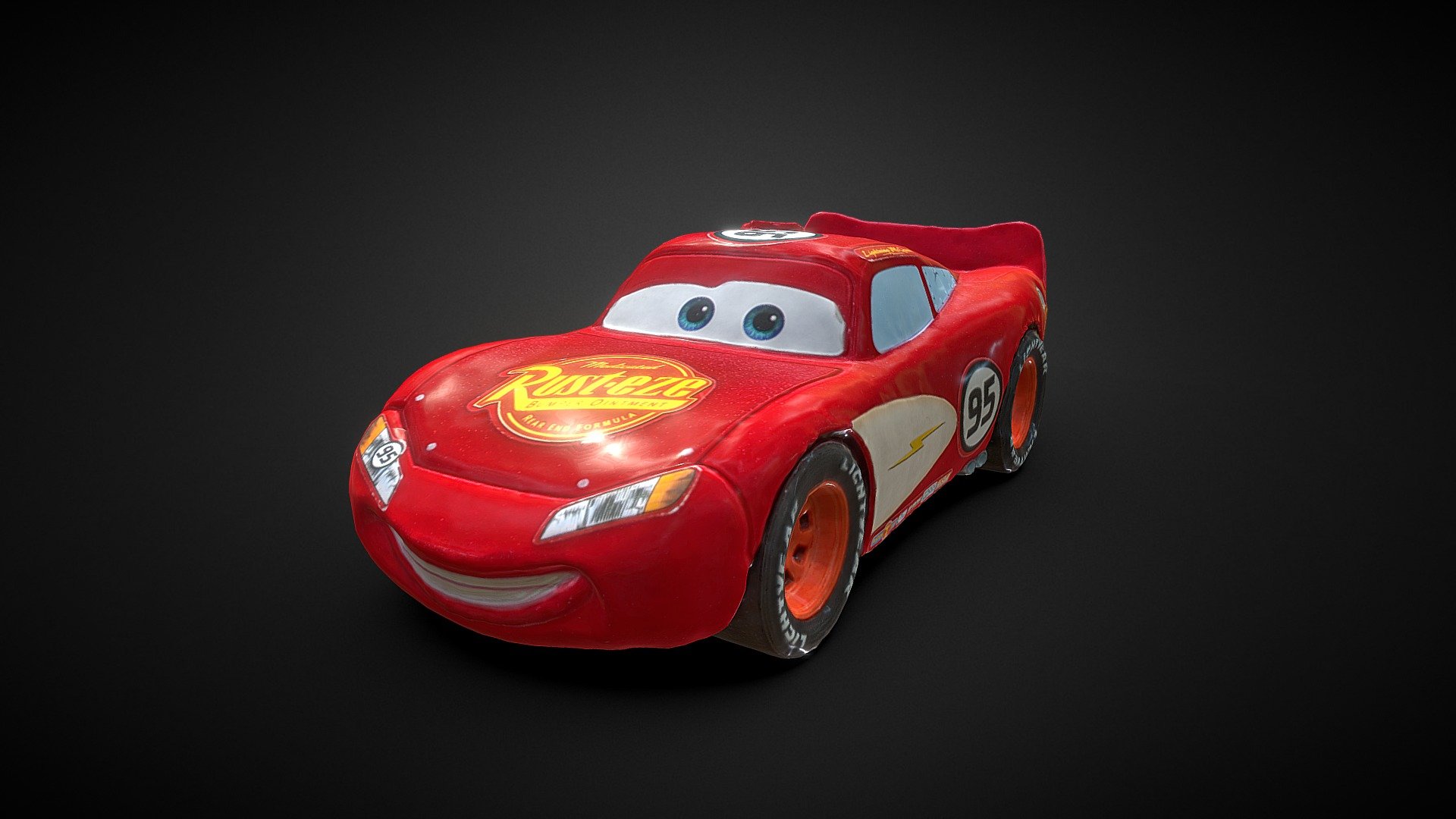 McQueen Toy Car 3D Scan - Download Free 3D model by grafi (@zdenkoroman
