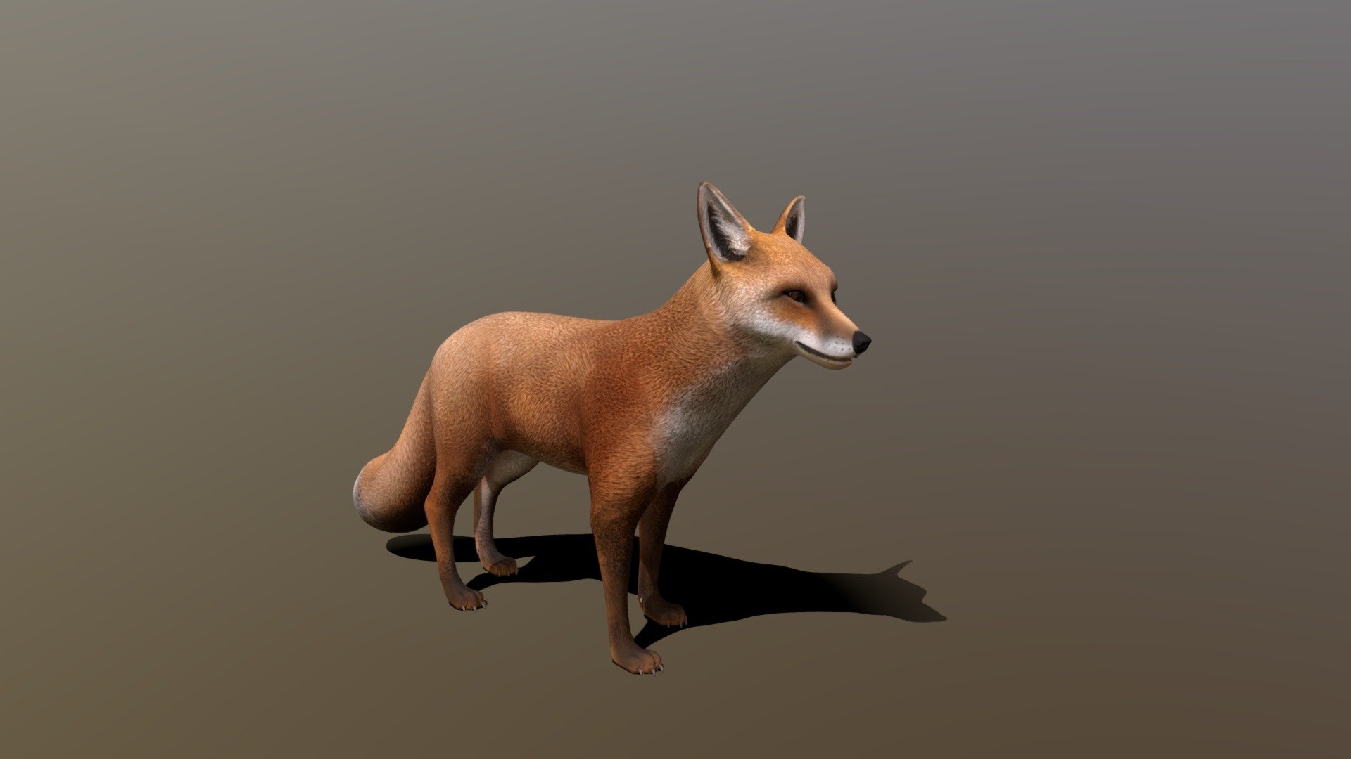 Fox — Sketchfab embed 3D viewer