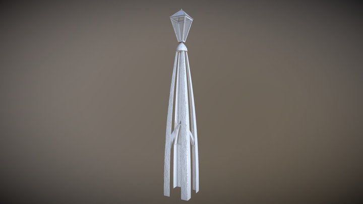 Lock Light 3D Model