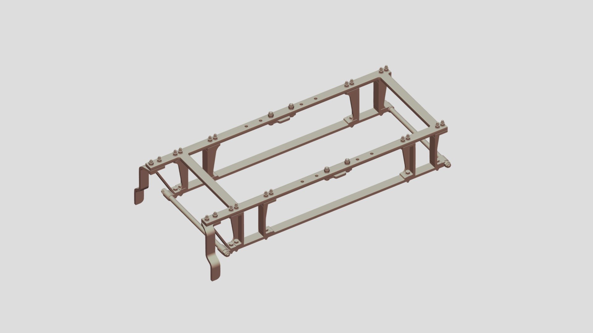 Bogie Main Frame - 3D model by scan-model-make [215d07e] - Sketchfab