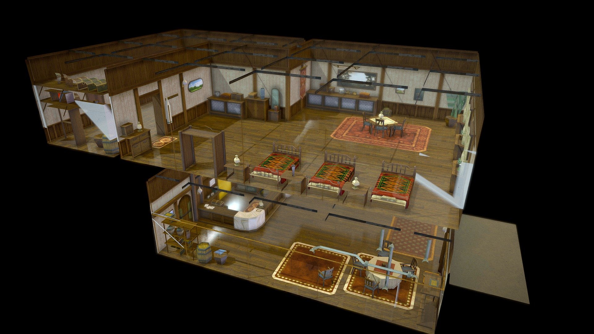 Medieval Fantasy inn - Download Free 3D model by Pasha (@Pasha ...