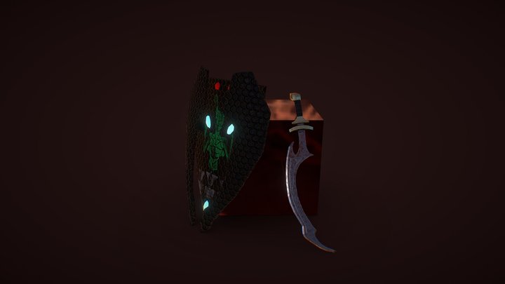 Sword_Shield 3D Model