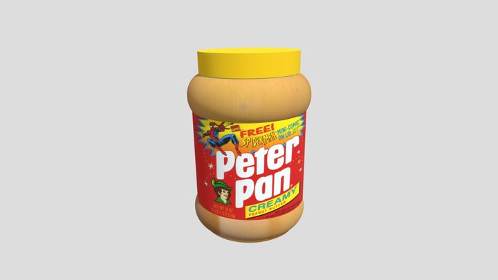 Peanut-Butter 3D Model