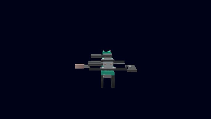 Black Carriage 3D Model