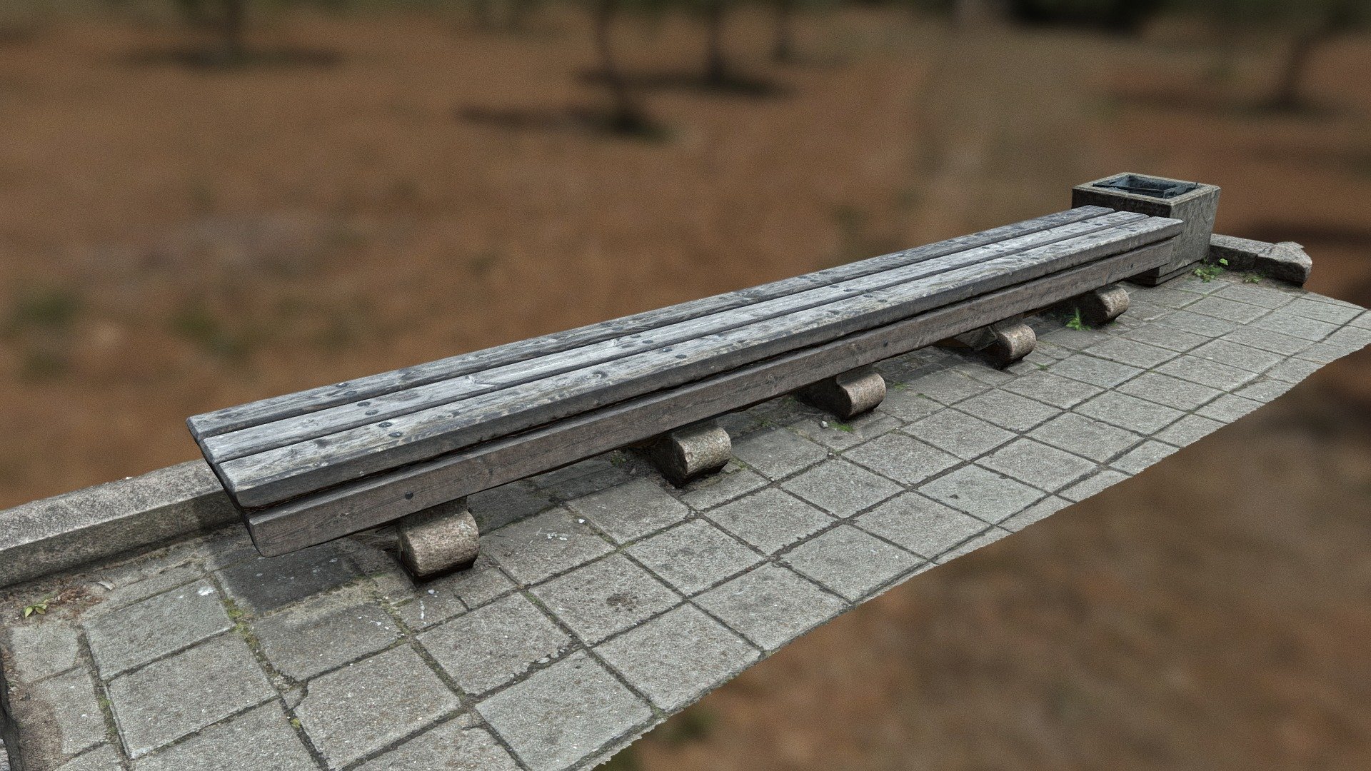 Wooden Bench