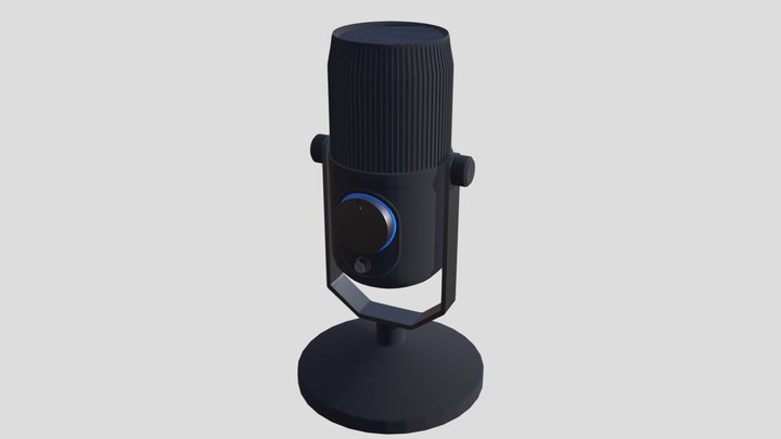 Microphone Blend-pretend To Final Pokras 3D Model