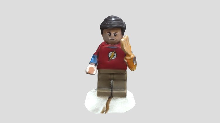 Construction Brick Male 3D Scan Park Manor v1 3D Model
