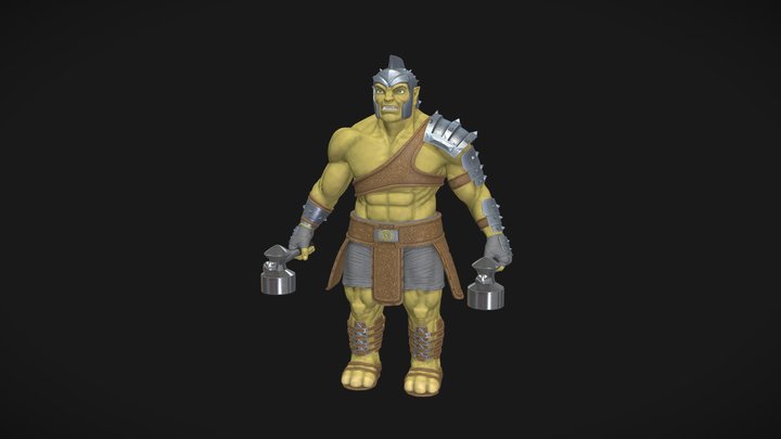 Ogre gladiator 3D Model