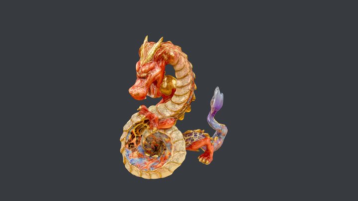 Herendi - Dragon 3D Model