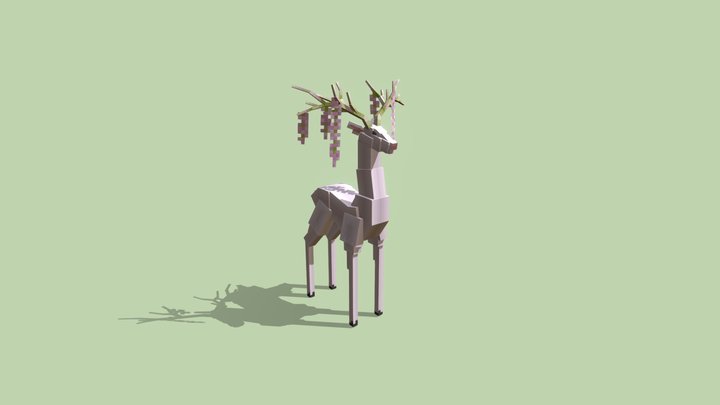 Minecraft blockbench deer 3D Model