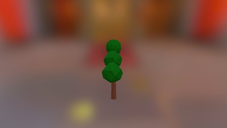 Araucaria Tree 3D Model