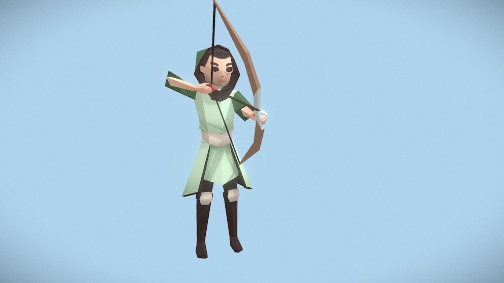 Archer male attack - Medieval Fantasy Challenge