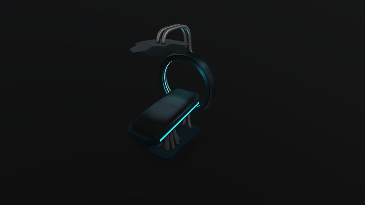 Sci-fi Stretcher 3D Model