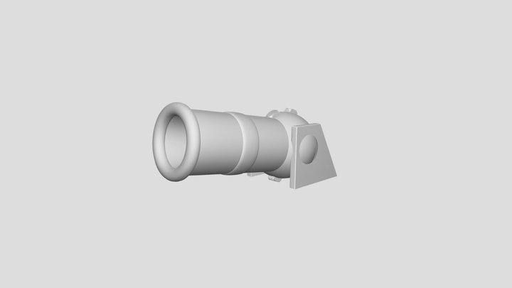 Pirate cannon 3D Model