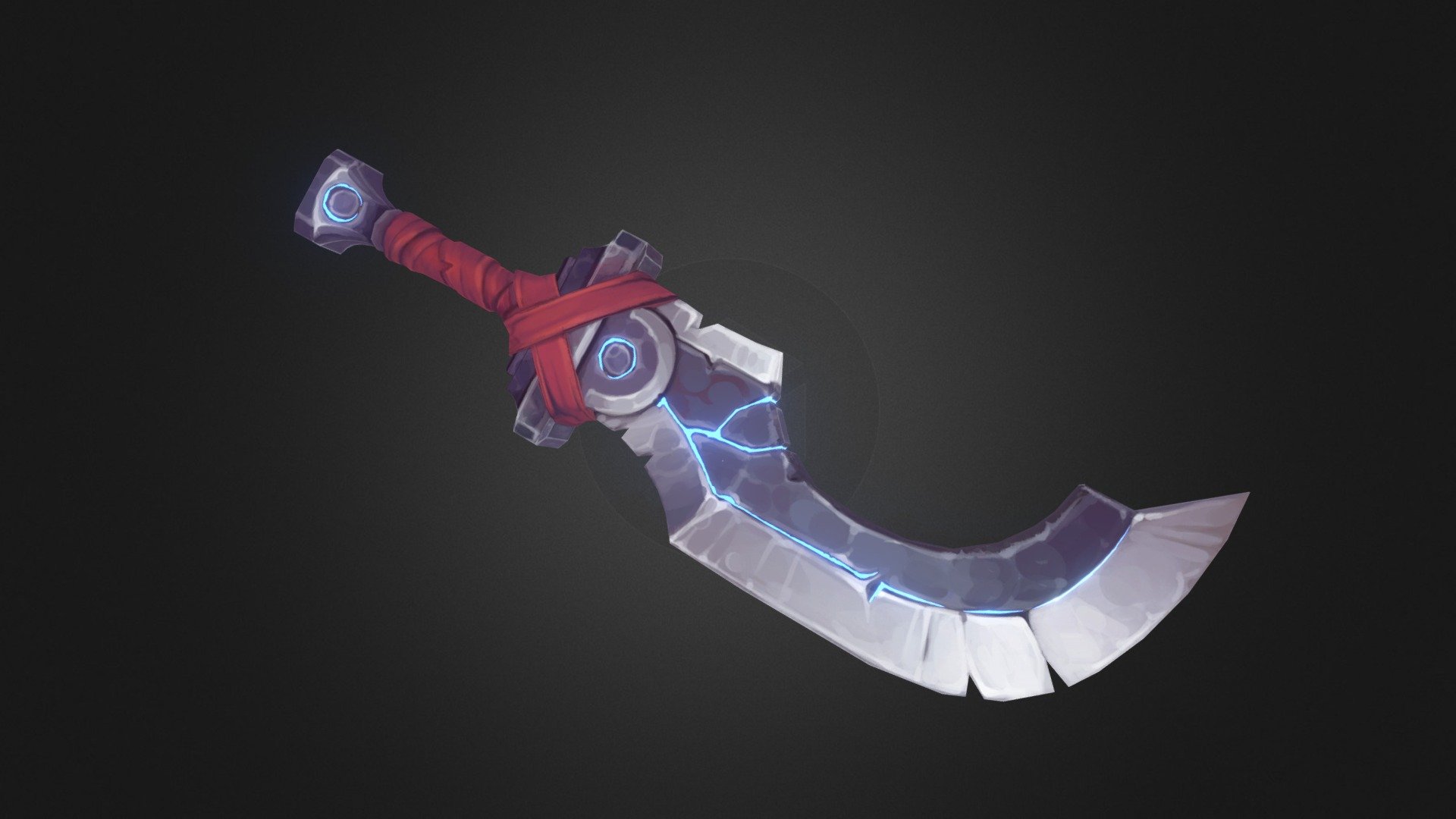 Stylized Sword   3D Model By RaV (@raV_3d) [2164ab0]   Sketchfab