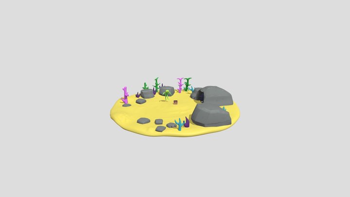 WaterWorld Scene 3D Model