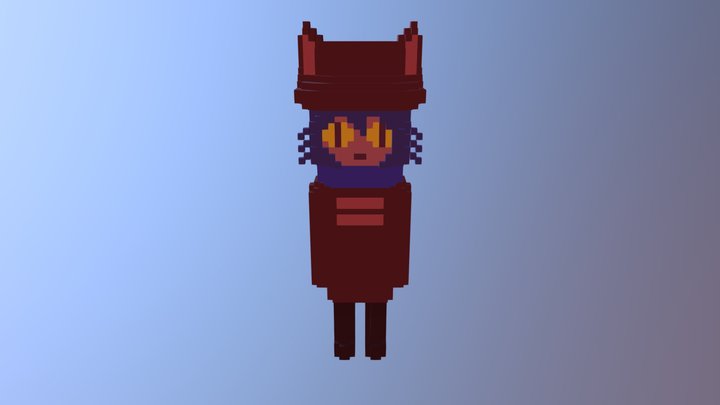 Voxel Niko 3D Model