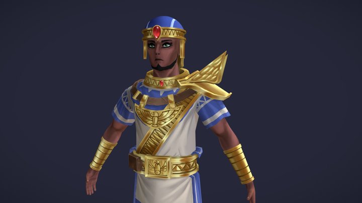 [Student Work] Egyptian Soldier 3D Model