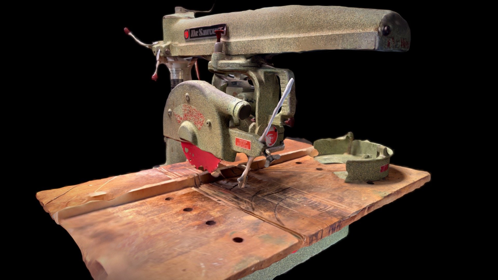 DeWalt MBF Radial Arm Saw (Rough Scan #2)
