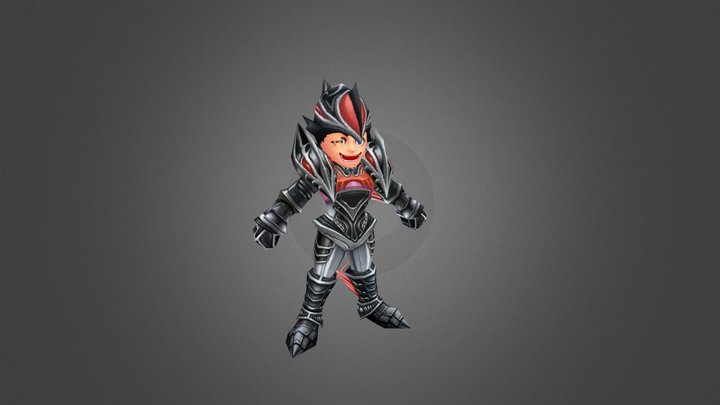 Jabberwock Knight Armor 3D Model