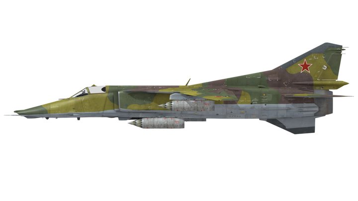 MiG-27K Flogger – Kostenloses 3D-Modell STL