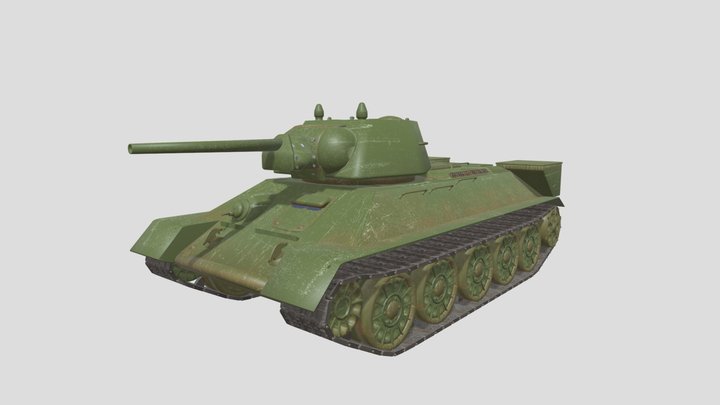 T-34 76 3D Model