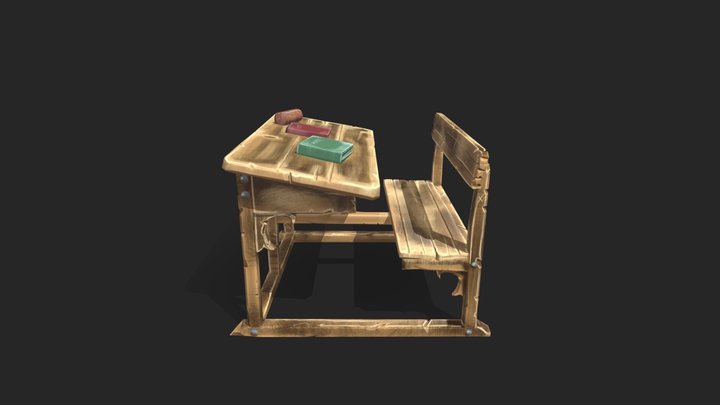 Desk 3D Model