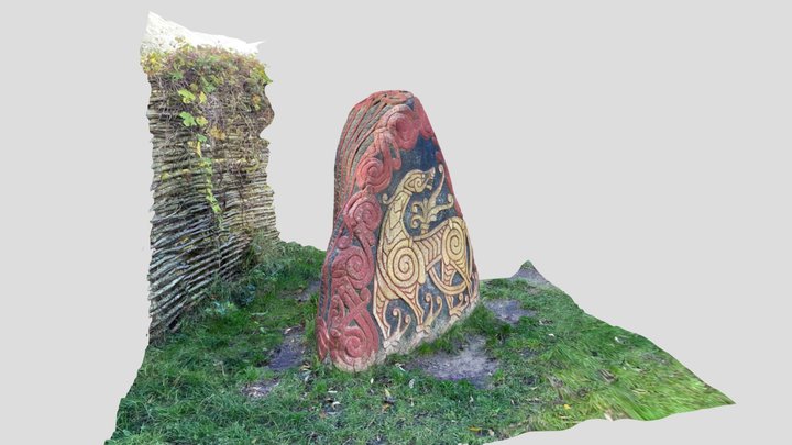 Runestone Ribe VikingeCenter 3D Model