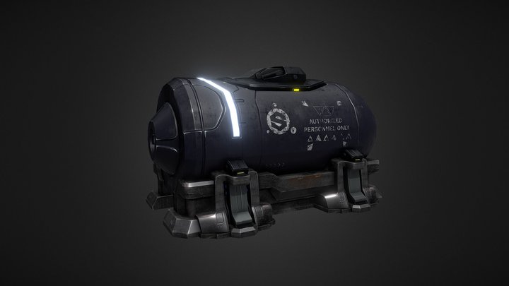 【练习】胶囊舱（space capsule） 3D Model