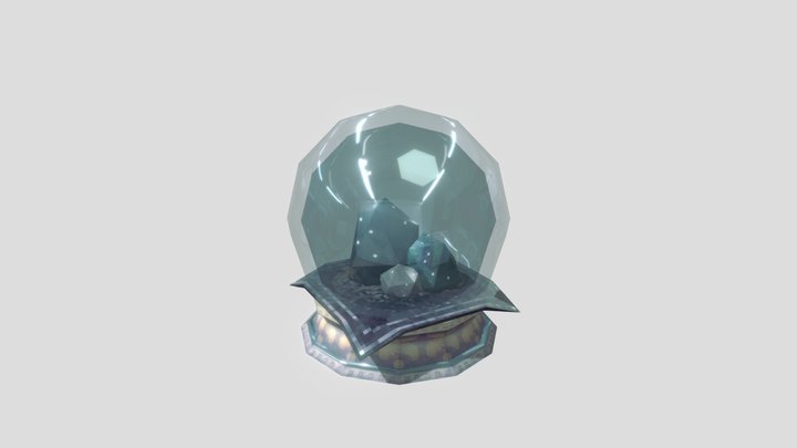 Fortune Teller Set // Crystal Ball 3D Model